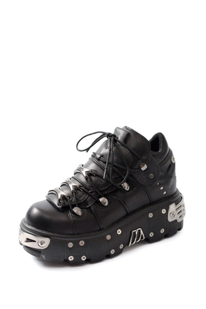 2024 New Women's Heavy Metal Punk Sneakers Platform Dad Shoes Men