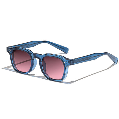 HBK New Square Retro Sunglasses Men Fashion Punk Sun Glasses Women Travel Driving Beach Eyewear Lunette De Soleil Femme UV400