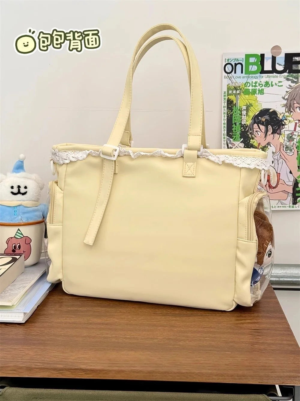 Ballet Girl Large Appetite Itabag Japanese Two-Dimension Single Shoulder Crossbody Bag Gift For Friends Women'S Handbag