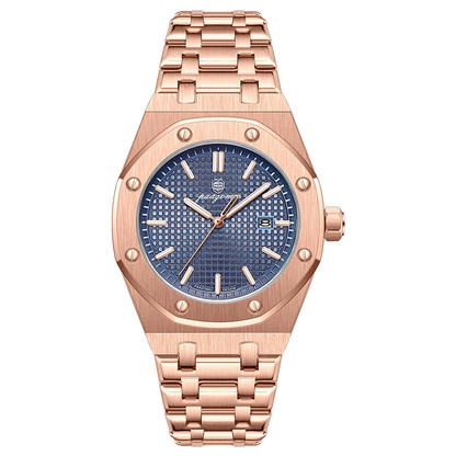 PAAZOMU Original Luxury Men's Watches Date Chronograph Stainless Steel Quartz Watch Waterproof Luminous Fashion Man Wristwatch