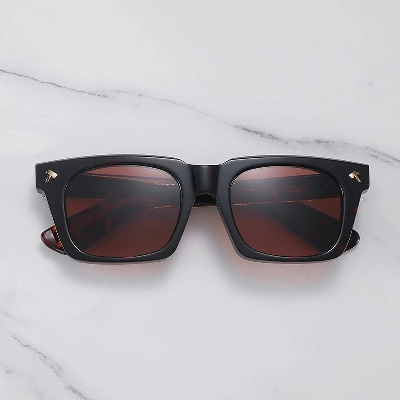 JMM QUENTIN Man Sunglasses Japan Thick Acetate Outdoor Square Sun Glasses Woman Fishing Driving Gafas Lentes De Sol Hombre