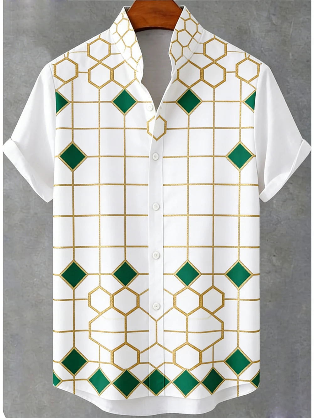 2026 Men's New Natural Tiger Phoenix Pattern 3D Printed Linen Casual Shirt Hawaiian Outdoor Activity Short-sleeved Clothing Men