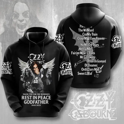 Rock Band Ozzy Osbourne 3d Print Hoodies Men Women Fashion Oversized Hoodie Sweatshirt Adult Clothing Fans Coat Mens Hoodie Y2k