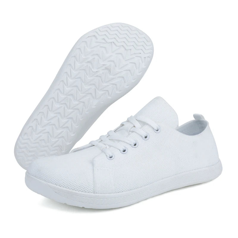 Wide Toe Barefoot Shoes Mens Womens Minimalist Walking Sneakers Shoes | Zero Drop Sole | Breathable Mesh