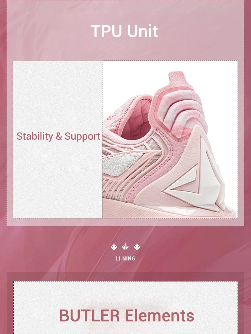 Li-Ning Men's JIMMY BUTLER 3 Professional Basketball Shoes BOOM Cushioning Wearable LiNing Breathable Sneakers ABAU107