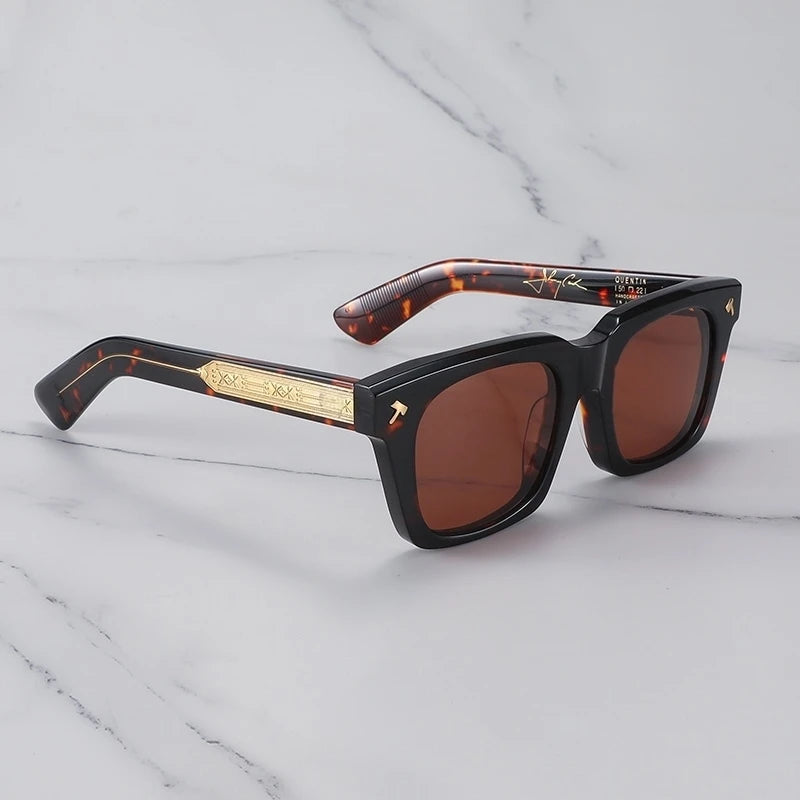 JMM QUENTIN Man Sunglasses Japan Thick Acetate Outdoor Square Sun Glasses Woman Fishing Driving Gafas Lentes De Sol Hombre
