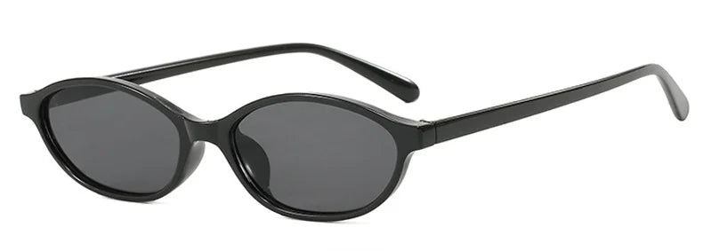 Cute Oval Small Frame Sunglasses Women New Retro Style Sexy brown Sun Glasses Ladies trendy Fashion Decorative Shades Eyeglass
