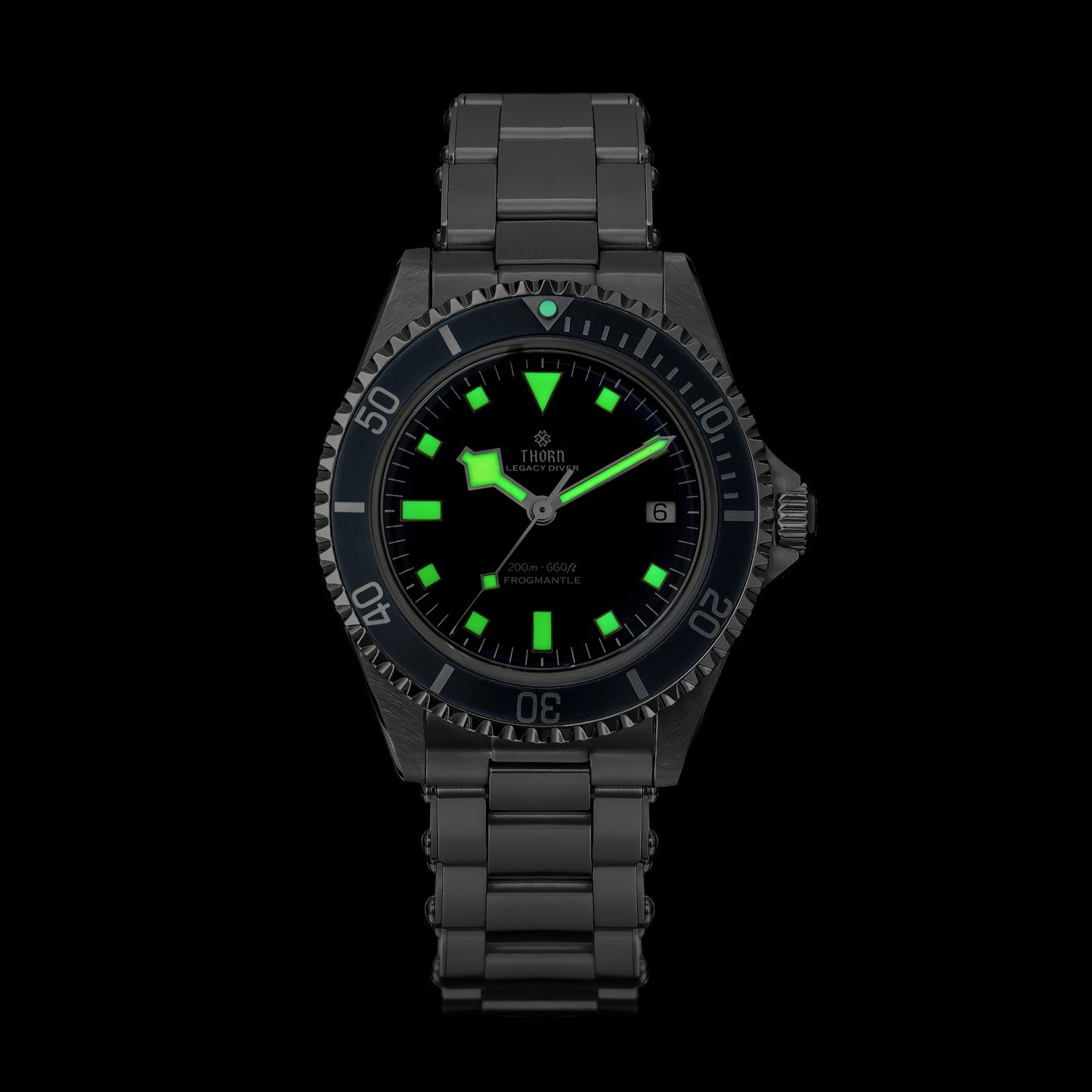 THORN T023 V2 40mm Men Watch 36L Stainless Steel PT5000 Automatic Movement Mechanical Watch Sapphire 200m Waterproof Writwatch