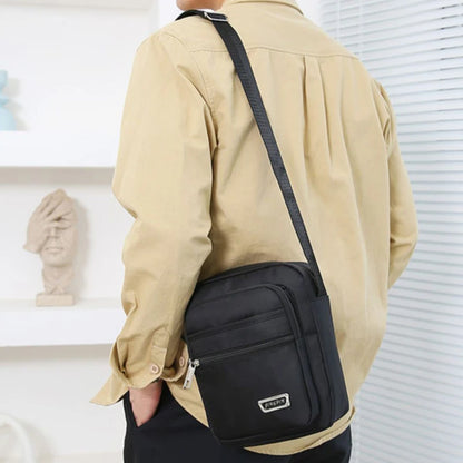 2025 Men Nylon Shoulder Bag Messenger Bag Casual Nylon Zipper Pocket Handbag Fashion Tote Travel Male Crossbody Bags New
