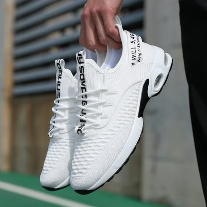 Summer Men's Shoes Mesh Casual Sports Shoes Spring Summer Shoes Tennis Lightweight Walking Black Sneakers 2025 Hot Selling Item
