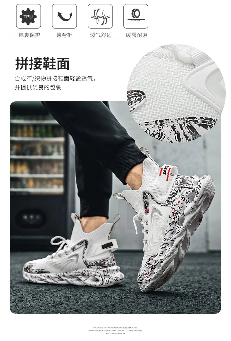 Shoes men Sneakers Male casual Mens Shoes tenis Luxury shoes Trainer Race Breathable Shoes fashion loafers running Shoes for men