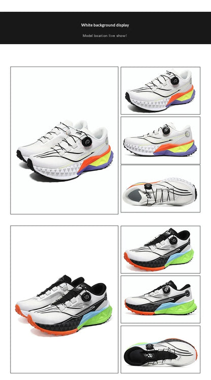 2025 New Soft Soled Outdoor Casual Sports Shoes With Rotating Buckle Carbon Plate And Popcorn Outsole, Men'S Running Shoes 35-44