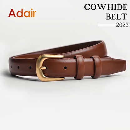 Women's Trousers Belt Belts for Women Fashion Luxury Designer Brand Belt for Jeans Pin Buckle Black Brown Waist Belt ZX015
