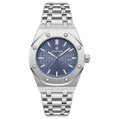 PAAZOMU Original Luxury Men's Watches Date Chronograph Stainless Steel Quartz Watch Waterproof Luminous Fashion Man Wristwatch