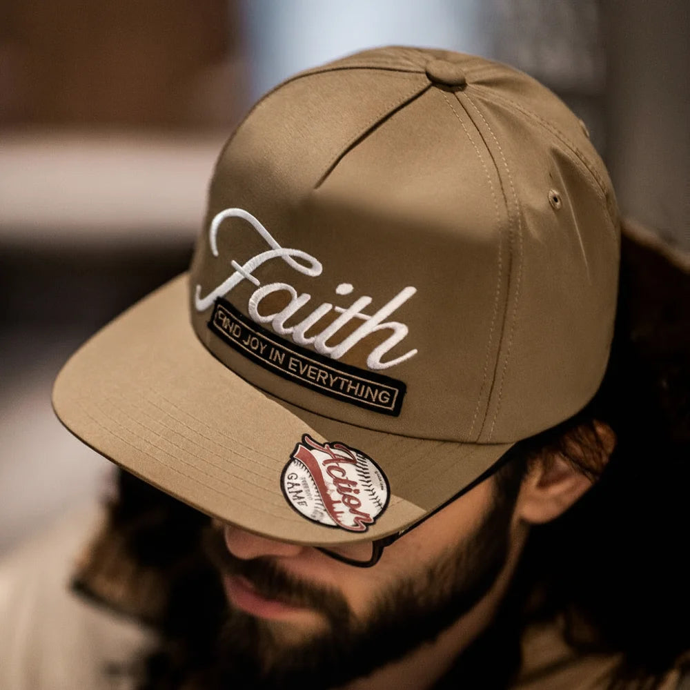 Maden Vintage Embroidered Letter Baseball Cap Unisex Round Top Flat Brim Hat Casual Sun Hat for Streetwear and Hip-Hop Style