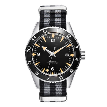 Custom Logo NH35 Movement Watch 10bars Mens 41mm Sapphire Ceramic Bezel Male Mechanical Clock Diver Sports Automatic Wristwatch