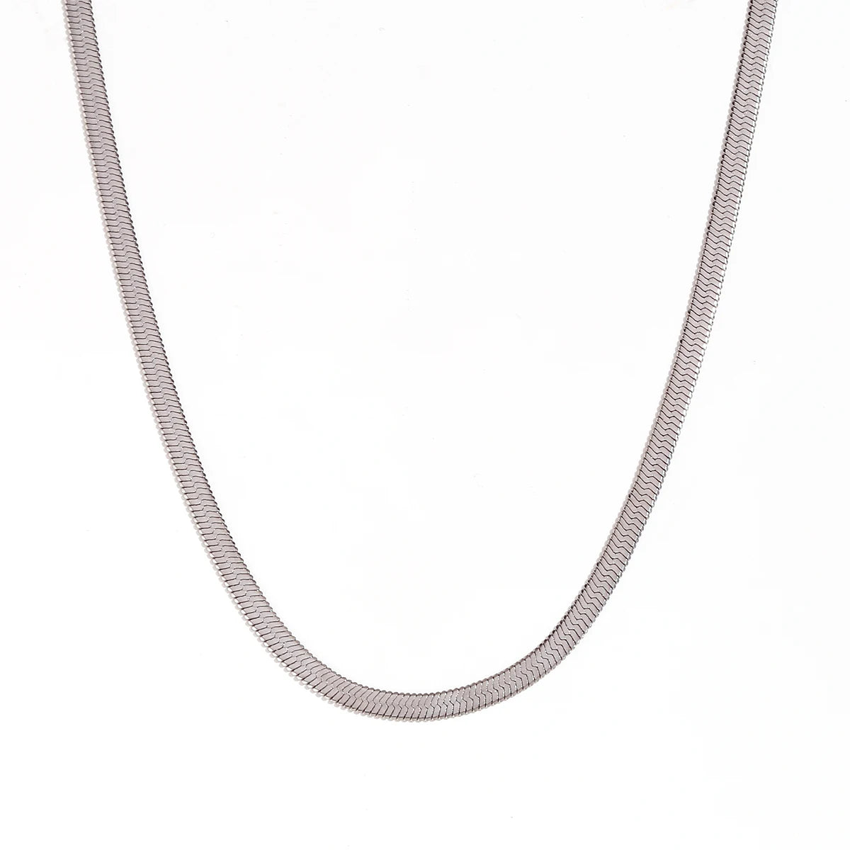 MamacitaSlay water wave chain snake chain Women's stainless steel necklace Bracelets Belly Chain Various styles Jewelry