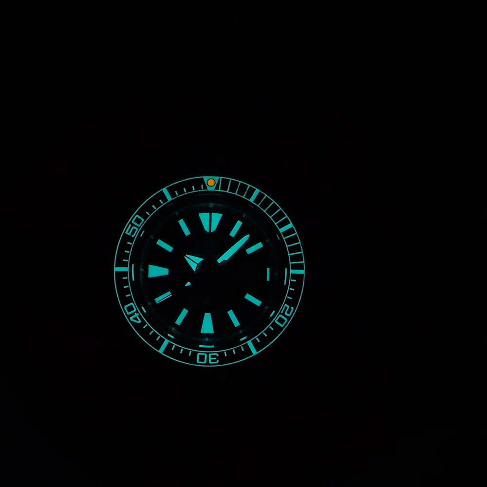 STEELDIVE New SD1961 43.8mm BGW9 Blue Luminous Sapphire Glass NH36 Automatic 200m Waterproof Mens Dive Watch with Ceramic Bezel