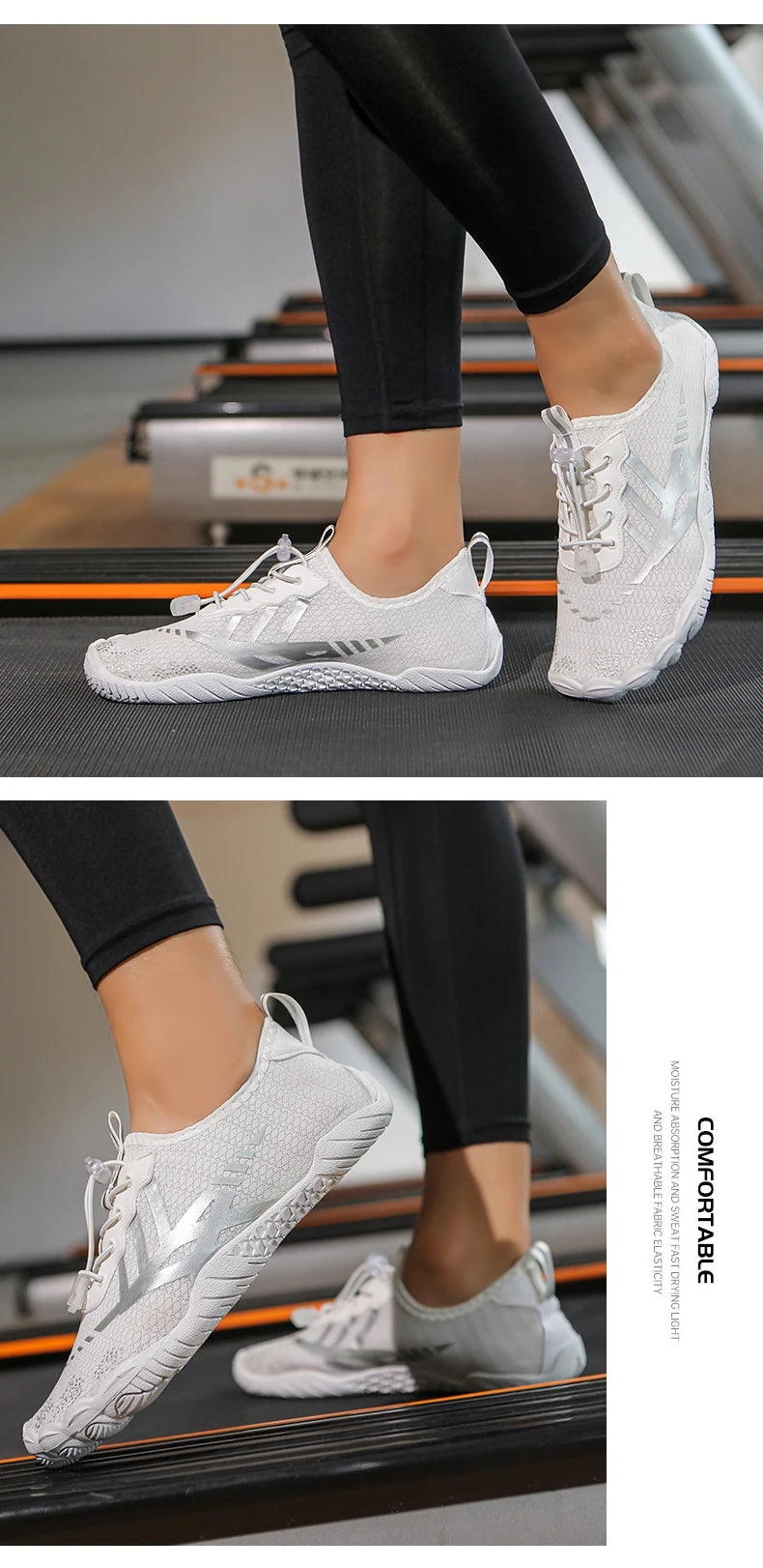 Quick Dry Water Shoes For Men Women Barefoot Shoes Beach Aqua Shoes Lightweight Sports Sneakers Hiking Surfing Boating Fishing