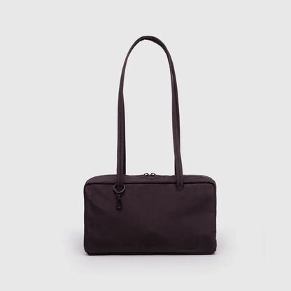 Simple Large-capacity Square Shoulder Bag Fashion Plaid Nylon Handbag Durable Canvas Material Travel Bag Daily Use Storage Bag
