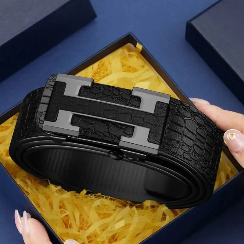High Quality Men's Belt Casual Designer Genuine Leather Strap Belts Male Metal Buckle Fashionable Belt for men jeans belt