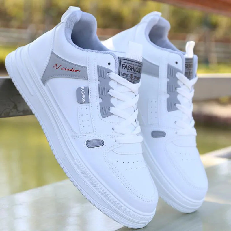 2024 New Brand Flats Shoes Men Casual Skateboarding Shoes High Top Sneakers Sports Shoes Breathable Street Shoes Chaussure Homme