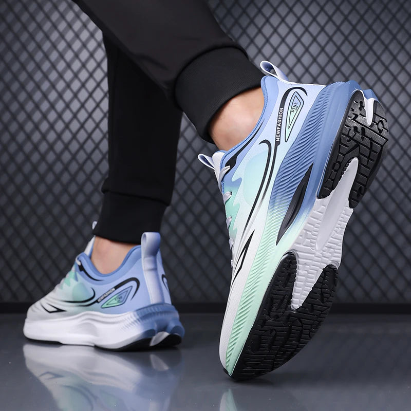 Men's Casual Running Shoes, Male Tennis Sneakers, Luxury Trainer, Race Breathable Shoes, Fashion Loafers
