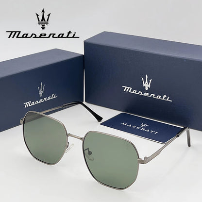 MASERATI UV400 Polarized Sunglasses Lightweight Frameless for Cycling Driving Outdoor Unisex Men Women Daily Sunglasses 20345