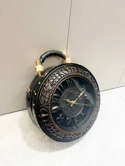 Luxury Designer Purses and Handbags Shoulder Bags funny clock-shaped bag funny Women's round bag pu leather Woman's bag
