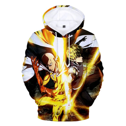 Anime Saitama Oppai 3D Digital Printing Hoodies Men Women Long Sleeve Hoodie Sweatshirt Fashion Harajuku Jacket Cosplay Costume