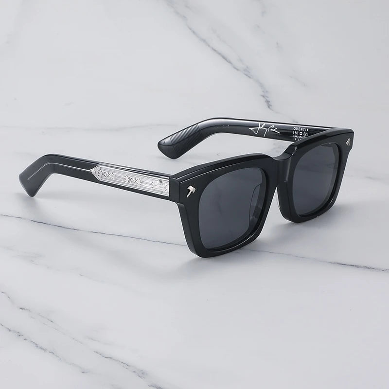 JMM QUENTIN Man Sunglasses Japan Thick Acetate Outdoor Square Sun Glasses Woman Fishing Driving Gafas Lentes De Sol Hombre