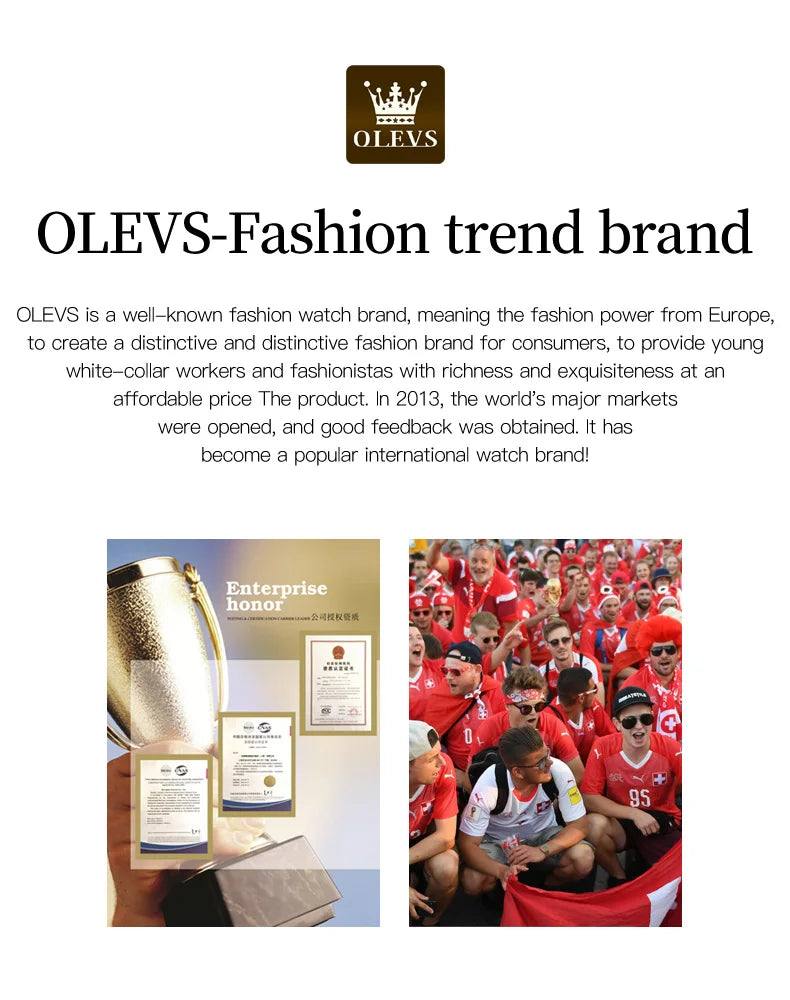 OLEVS Men's Watch Luxury Top Brand One-Way Rotating Outer Ring Design Quartz Watch for Men Auto Date Waterproof Wrist Watches