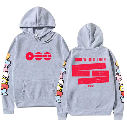 A-Arirang Album Tour Graphic Print Hoodies Pop Fans Gifts Clothing Women Men Comfortable Pullover Fashion New Casual Loose Hoody