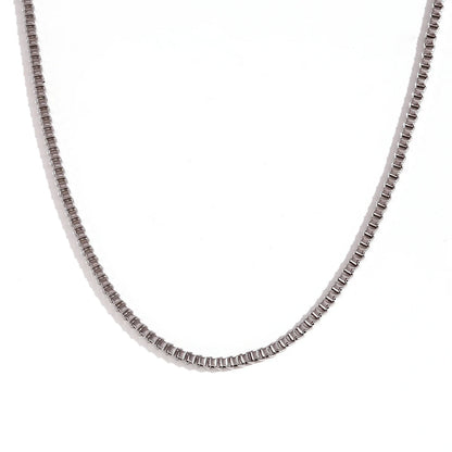 MamacitaSlay water wave chain snake chain Women's stainless steel necklace Bracelets Belly Chain Various styles Jewelry