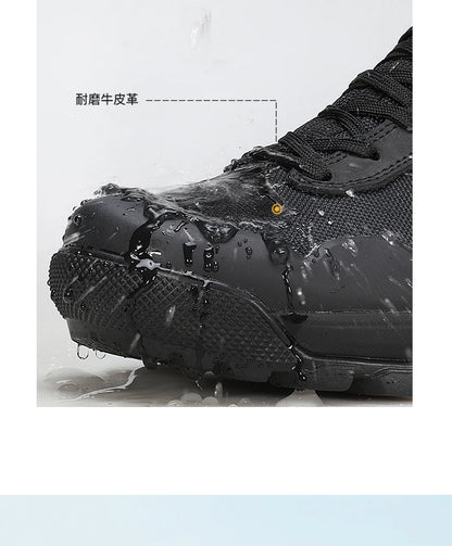 HUMTTO Hiking Shoes Men Winter Outdoor Sports Climbing Shoes hunting boots Warm outdoors ankle travel boots  Trekking Sneakers