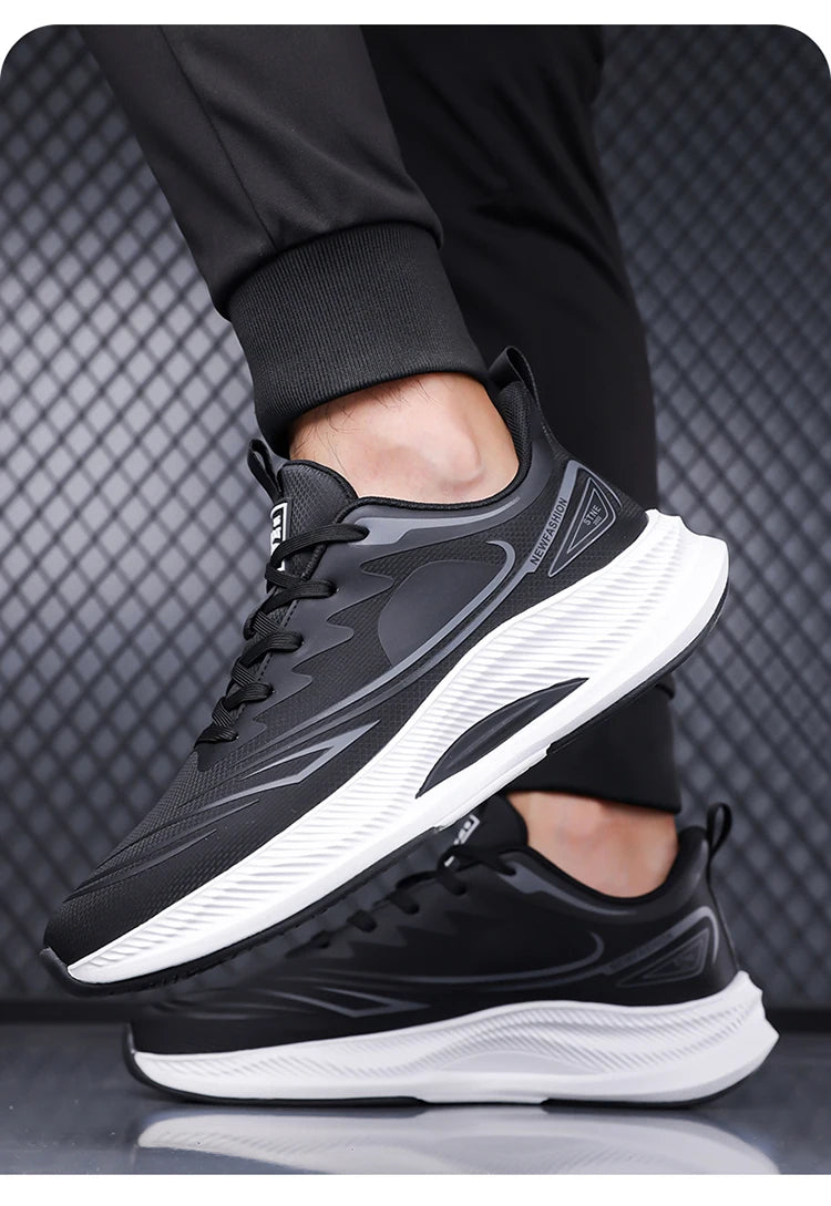 Men's Casual Running Shoes, Male Tennis Sneakers, Luxury Trainer, Race Breathable Shoes, Fashion Loafers