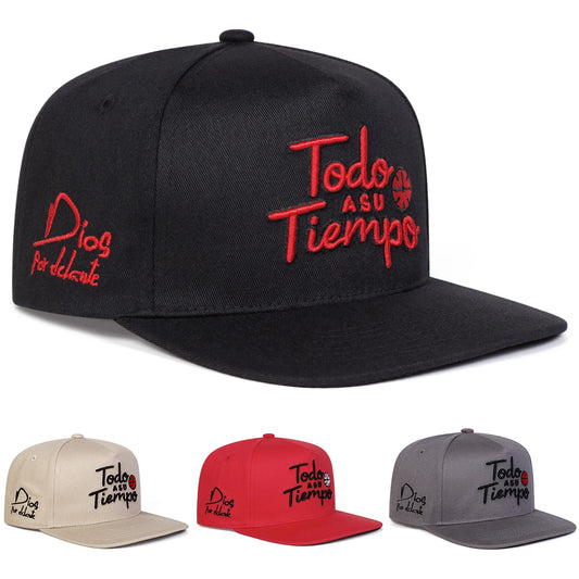 Unisex TODO A SU TIEMPO Embroidery Hip-hop Hats Spring Autumn Outdoor Adjustable Casual Baseball Caps Sunscreen Hat Sports Cap