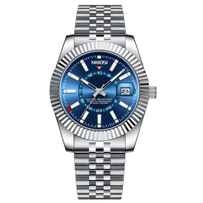 NIBOSI Top Brand Luxury Fashion Dive Watch Men 30ATM Waterproof Date Clock Sport Watches Man Quartz Wristwatch Relogio Masculino