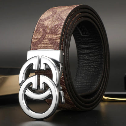 New Business Men Belts Casual Fashion Luxury Lady Designer Famous Brand Male G Buckle Women Leather Belt for women dress