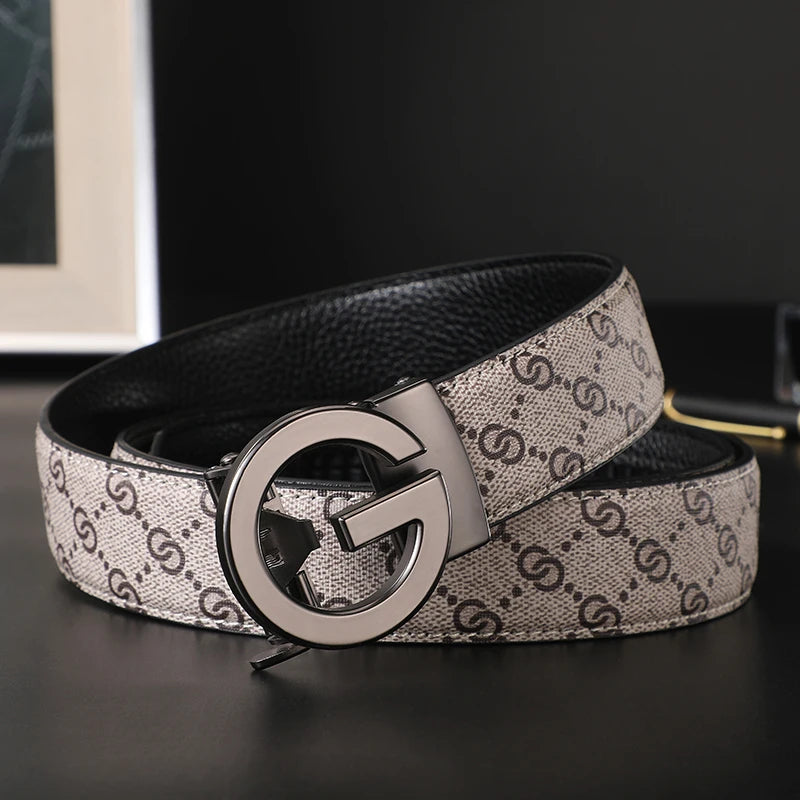 New Business Men Belts Casual Fashion Luxury Lady Designer Famous Brand Male G Buckle Women Leather Belt for women dress