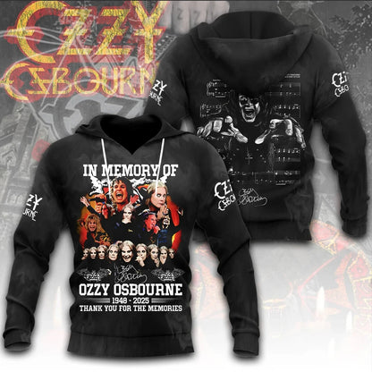 Rock Band Ozzy Osbourne 3d Print Hoodies Men Women Fashion Oversized Hoodie Sweatshirt Adult Clothing Fans Coat Mens Hoodie Y2k