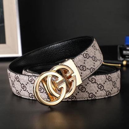 New Business Men Belts Casual Fashion Luxury Lady Designer Famous Brand Male G Buckle Women Leather Belt for women dress