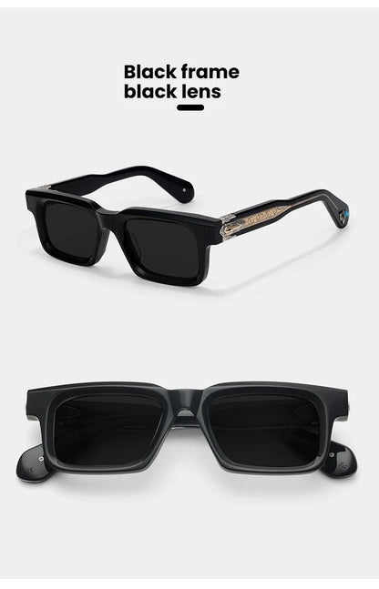 JMM BELVEDERE Vintage Square Retro Sun glasses for man Fashion Women sunglasses 2025 3D Carving and Gemstone Design sunglass man