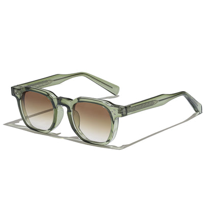 HBK New Square Retro Sunglasses Men Fashion Punk Sun Glasses Women Travel Driving Beach Eyewear Lunette De Soleil Femme UV400