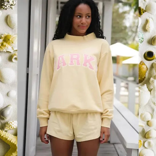 2026Grey Printed Sweatshirt women Soft Fleece long sleeve sweatshirt female autumn winter high neck loose women's hoodie clothes