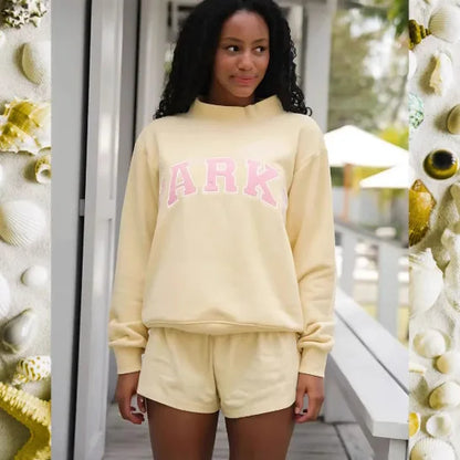 2026Grey Printed Sweatshirt women Soft Fleece long sleeve sweatshirt female autumn winter high neck loose women's hoodie clothes
