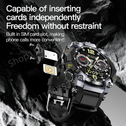 Q668 Smartwatch Android 10.0 Smart Watch With 1.95 inch Amoled HD Screen inset 4g/5g Sim Card GPS WIFI IP68 Waterproof 512GB