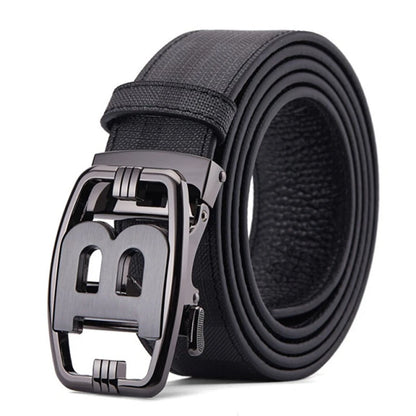 2025 High Quality Men's Belt Designer Genuine Leather Belts Male Metal Automatic Buckle Casual Fashionable Belt for men Jeans