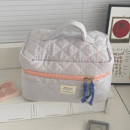 Airfriend Makeup Bag Pink Cosmetic Girl'S Toiletry Soft Makeup Cute Cosmetic Bag Toiletry Organizer Women'S Travel Cosmetic Bag