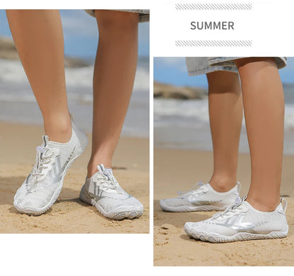 Quick Dry Water Shoes For Men Women Barefoot Shoes Beach Aqua Shoes Lightweight Sports Sneakers Hiking Surfing Boating Fishing